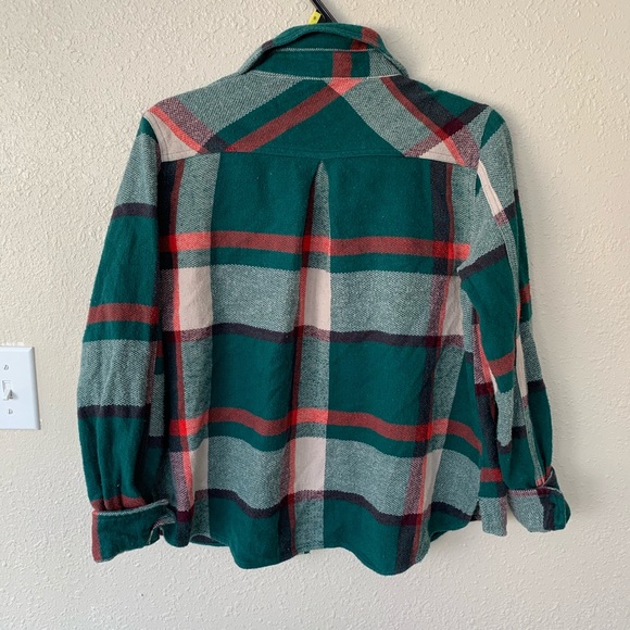 Woolrich Cropped Flannel Swing Top - Picture 3 of 3